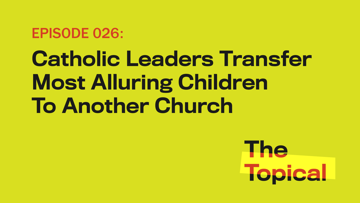 TheOnion's tweet photo. Vatican officials are under fire for what many are calling their ineffectual, soft-handed response to charges of mass sexual abuse within the Catholic church. Will transferring the most alluring Catholic children to another church be enough? https://t.co/CJfVOcZCkP https://t.co/wIwMcvR3CE