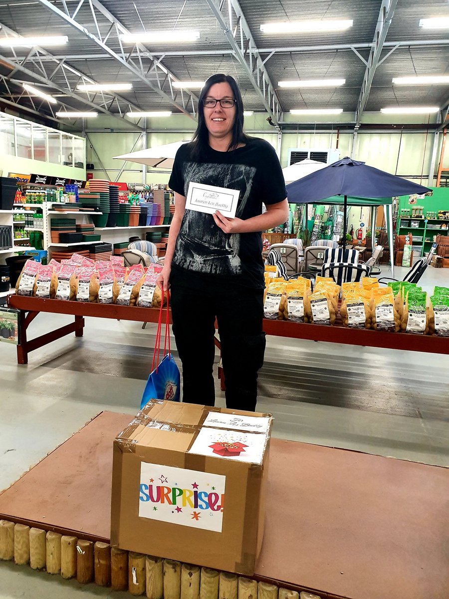 Big Congratulations to Lauren Loz Buckby for winning our February #SurpriseMe competition, We hope all your goodies come in handy on your allotment. #WINNER #Competition #prizes #springbreak2020