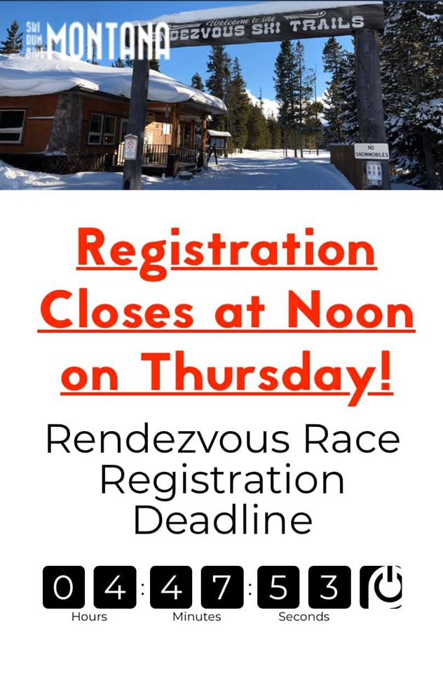 Registration for the Yellowstone Rendezvous Race closes at noon mountain time. Come join us for the last ski event of the season!
,
skirunbikemt.com/rendezvous-rac…