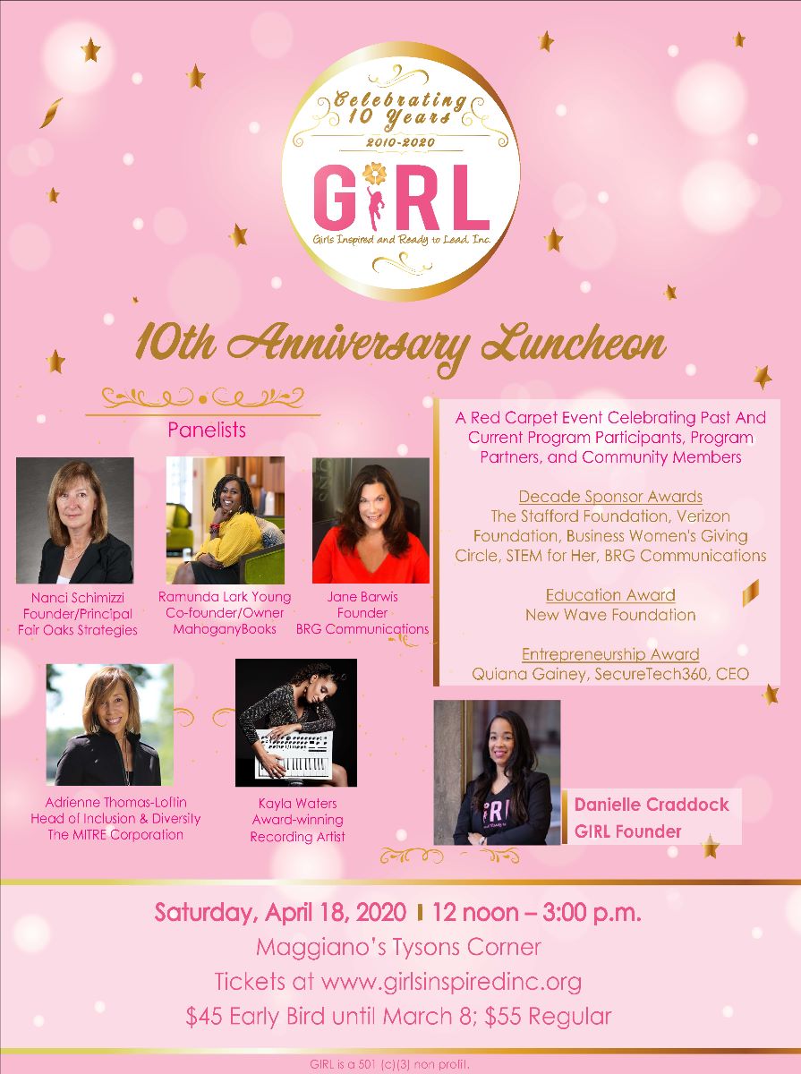 New GIRL Summer Camp and Luncheon Ticket Sale - eepurl.com/gVbnkH