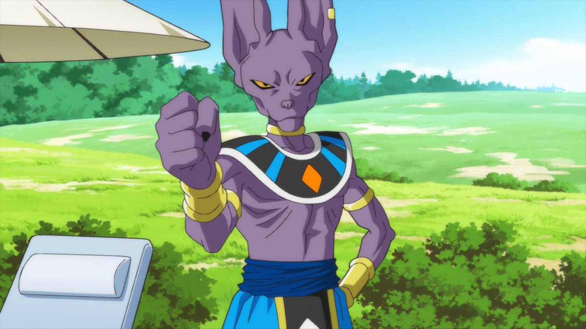 Tsuji has clearly forgotten how to draw Beerus since she keeps giving him a...