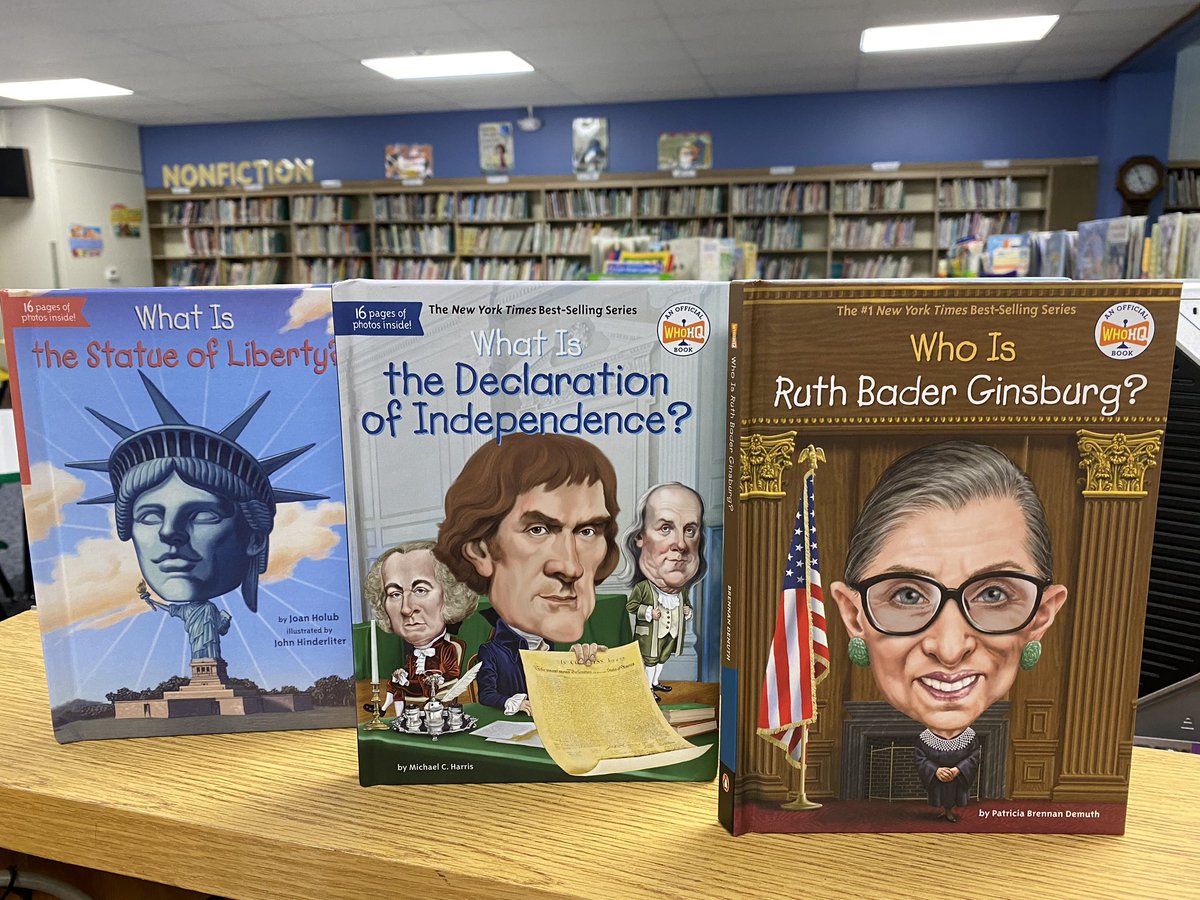 CG_MediaTech's tweet photo. Thank you to Judge Marlene Lynch Ford for her donation to our library at Walnut Street! The students will love to read these! @TRWSWildcats https://t.co/rTaiUxIIWZ