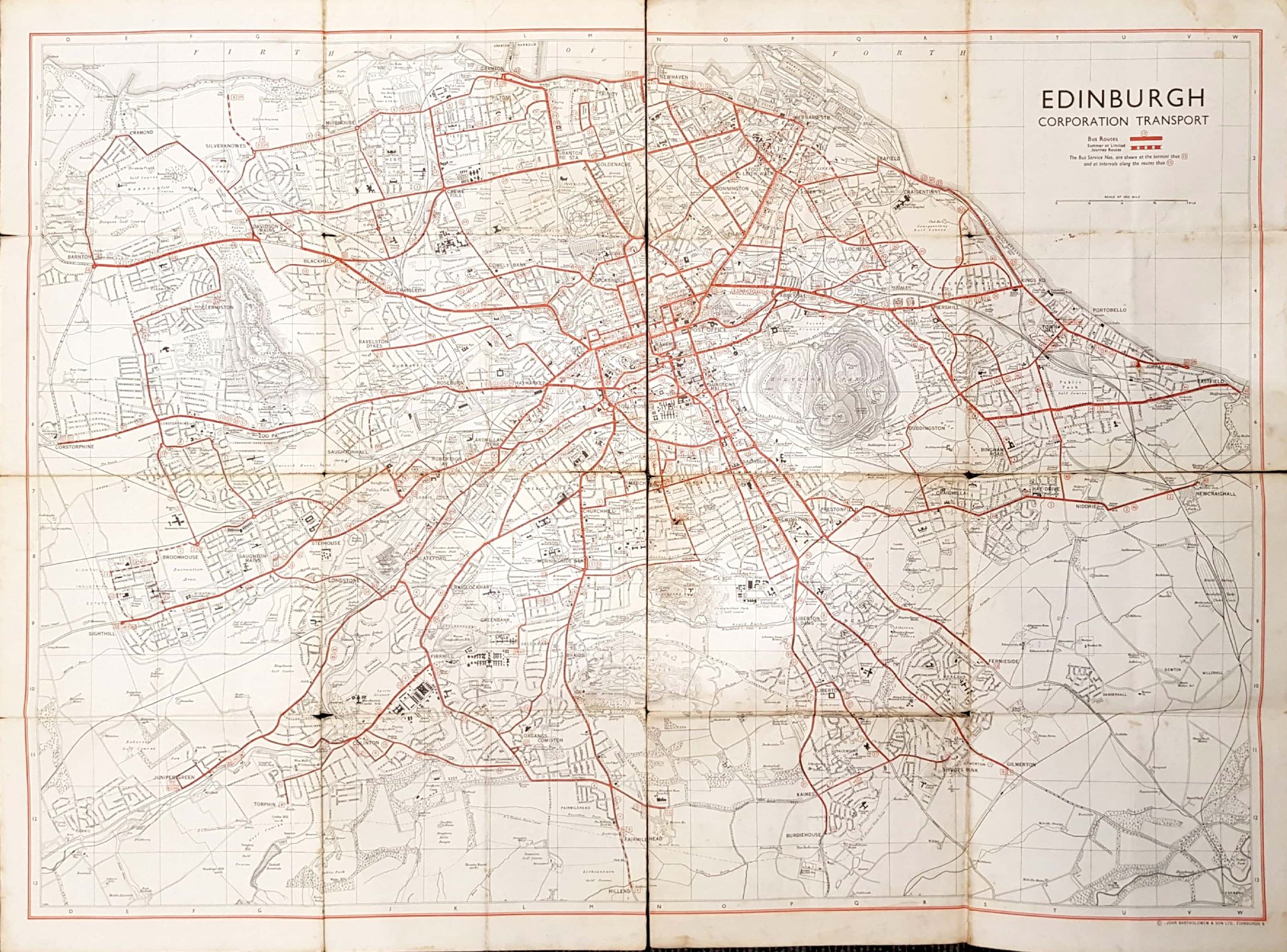 Edinburgh Bus Routes Map Lothian Buses On Twitter: "For This Week's #Tbt, We Thought We'd Share This  Edinburgh Corporation Transport Bus Routes Map Of 1963-64, Kindly Sent Into  Us By A Customer. There Are Some Fascinating