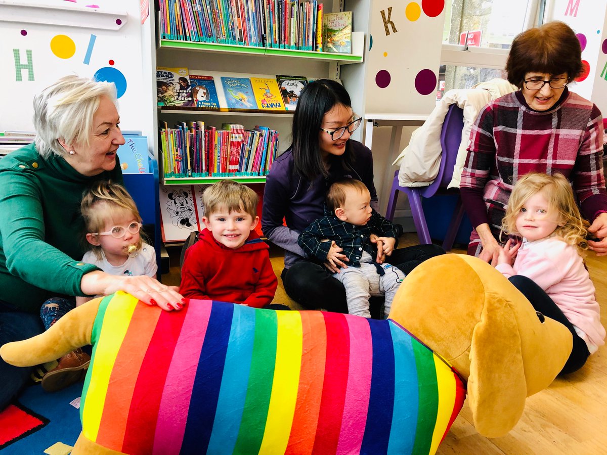 InverclydeLibs's tweet photo. Bookbug β₯οΈ World Book Day! After a Big Busy Day of visiting libraries across Inverclyde @Bookbug_SBT was delighted to make lovely new friends here at Kilmacolm Library and relax with a cuppa at the Chatty Cafe!
#WorldBookDay #BookbugLibraryChallenge https://t.co/Zf0bsMJYES