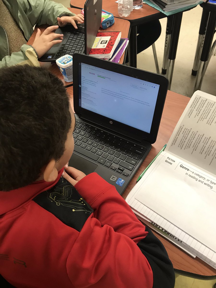 MrsWilson_6th's tweet photo. Love incorporating @noredink into my 5th grade classroom ! Students are able to complete quick writes, practice and learn grammar and writing skills in an engaging way ! #TeamAmelia #AmeliaFirst @ACMSRaiders @BobbyTShockley1 @dantrumpacms https://t.co/8NP3oWxXcB