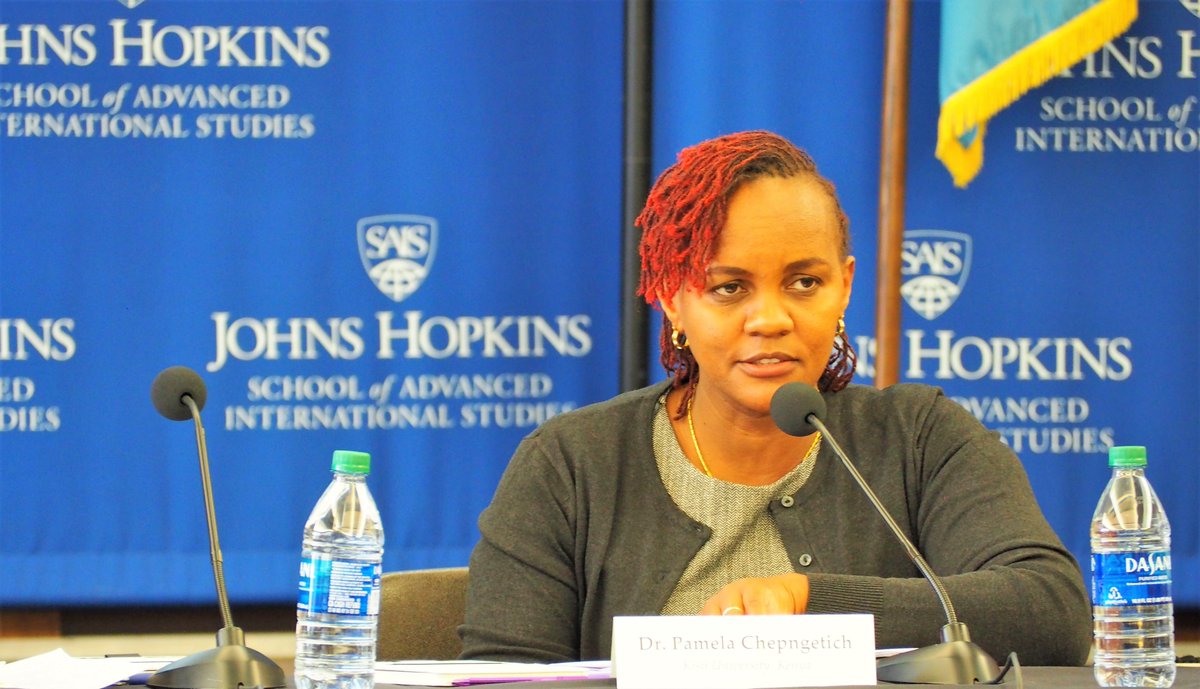 APN Alumnus Dr Pamela Chepngetich Mainye (IRG 2017) discussed conflict and crisis in Kenya and Somalia using her research on self-representation of refugees in Kenya's Daadab Refugee Camp