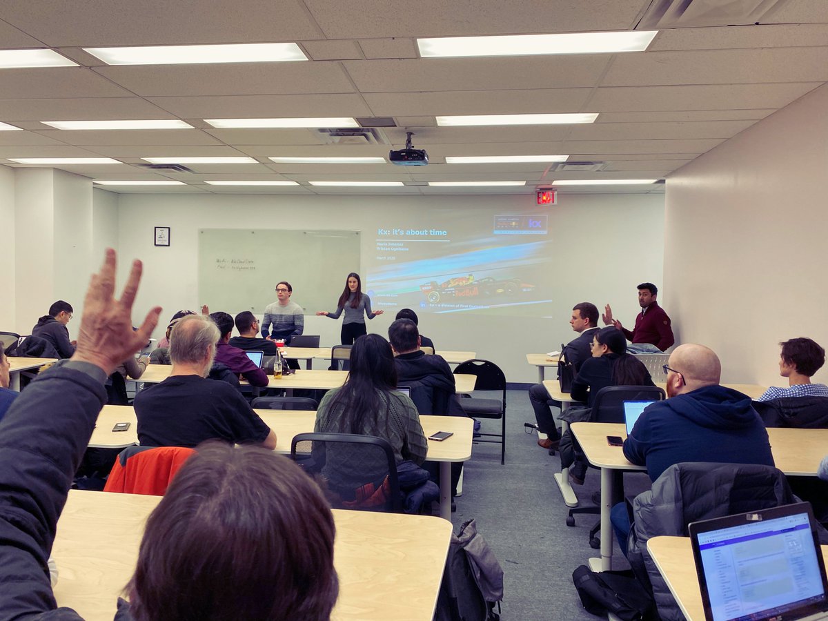 kxsystems's tweet photo. Thanks to all who joined us this week for our latest #AnalyticsAtSpeed Toronto Meetup! π We had a great evening discussing all things #bigdata. If you want to learn more about Kx, register for your local Meetup group here: https://t.co/PiA331TmHY https://t.co/VJwyyw05Il