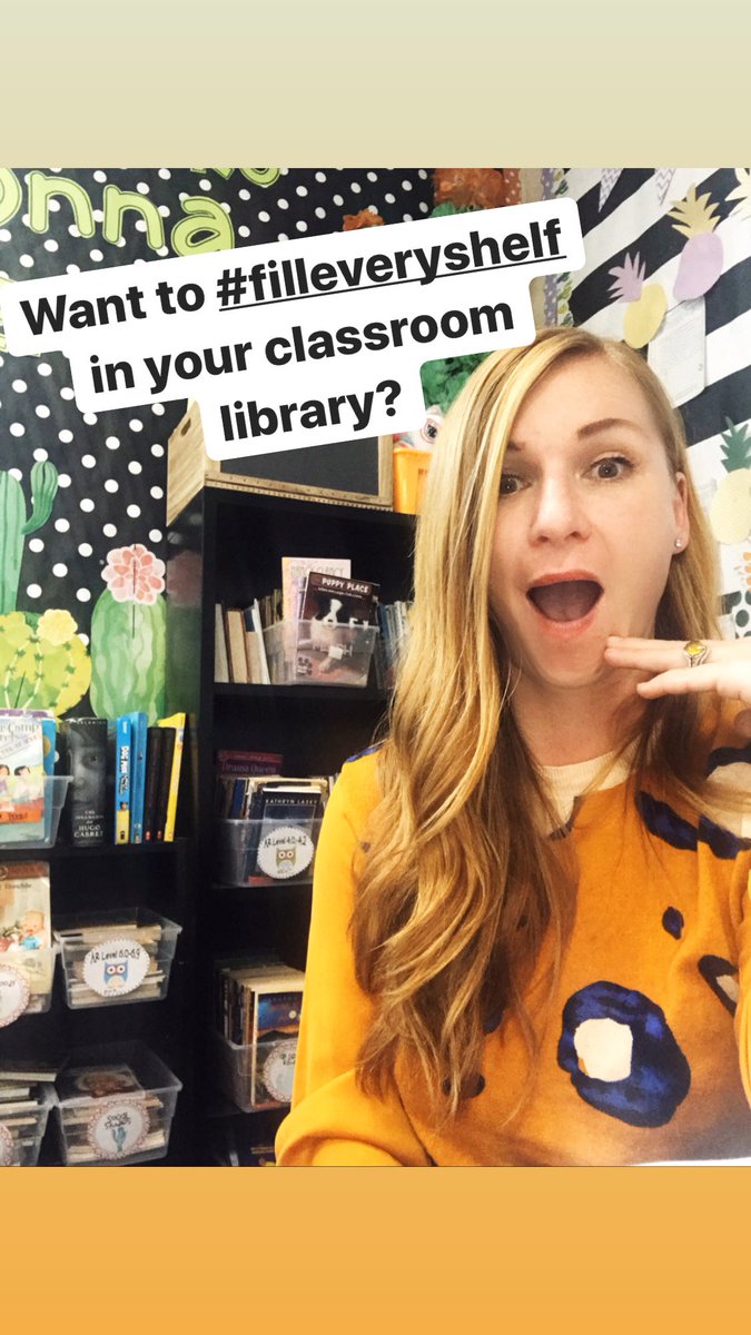 FancyLaylaHenry's tweet photo. Tomorrow is the last day for @DonorsChoose #FillEveryShelf match offer! I’d love to donate to a few classrooms so let me know if you have a book project that needs funding! #payitforward https://t.co/b9rtk1Phw6