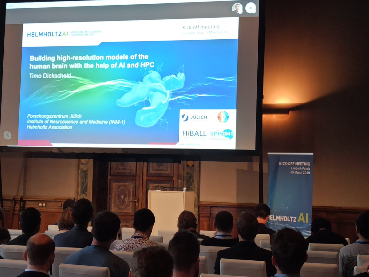helmholtz_ai's tweet image. Back to the #helloHelmholtzAI #UseCase session with @dickscheid @fz_juelich, joining us remotely to represent the #KeyTechnologies research field talking about #AI/#HPC high-res models of the human #brain 📺  bit.ly/helloHelmholtz…