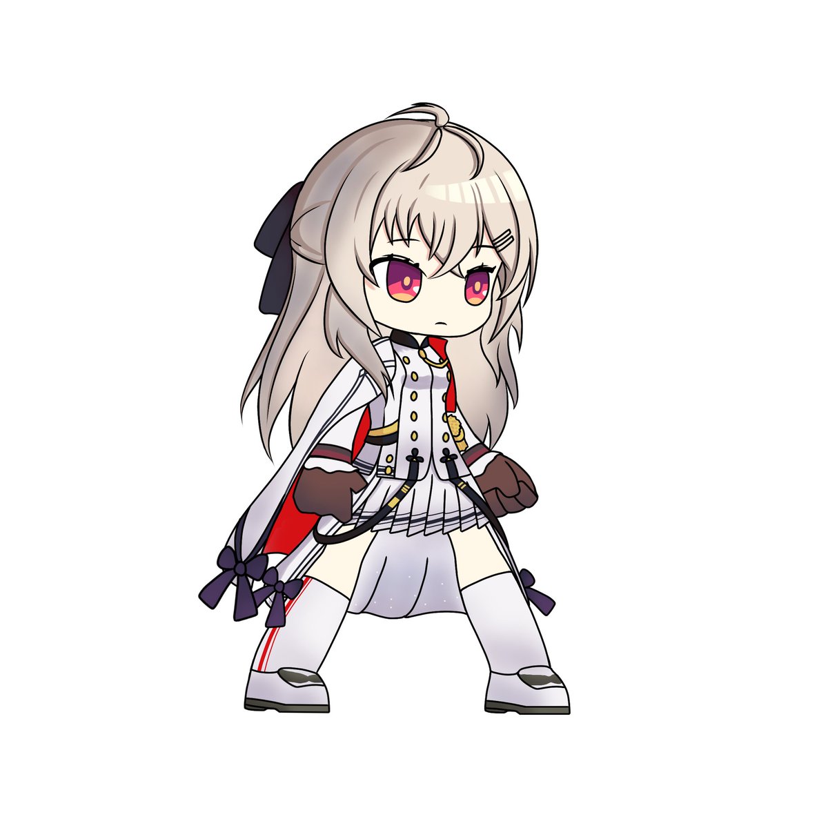 「IWS2000 Arknights chibi ver.
+ Lisa, Ark」|UniTaka |Commission Open (0/3)|のイラスト