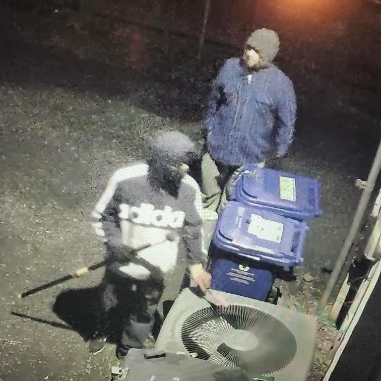 Some of you may have heard that we were burglarized yesterday morning. This is the best photo we have at this point. 2 men, average build, most of their facial features covered. They did a lot of damage, but nobody was hurt. Our staff is ok. Please stay safe out there. Be aware.