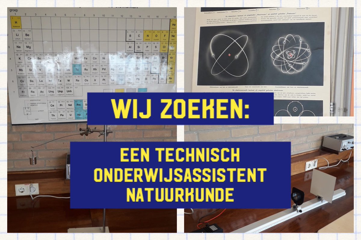 Als technisch onderwijsassistent natuurkunde 💡🔌🧲🔋in je element? Dan zoeken wij jou!  bornego.nl/werken-bij-ons/ #onderwijsassistent #natuurkunde