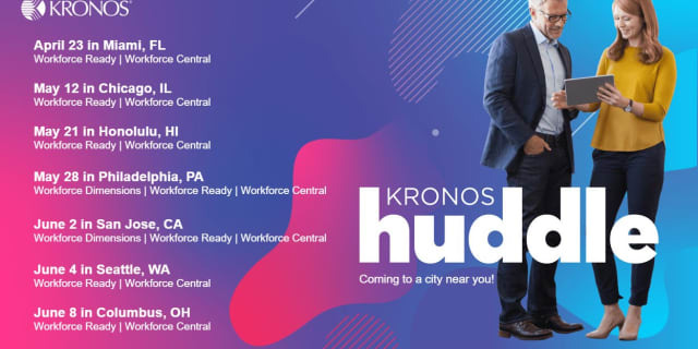 Kronos Huddle: Coming to a City Near You via <a href="/SmarterCafe/">Lauren Nawfel</a> bit.ly/38p8fwR #iwork4kronos