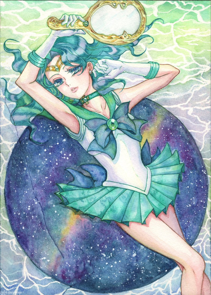 海王みちる 「✨?HAPPYBIRTHDAY?✨
?みちるさん?♆誕生日おめでとー‼️?
この」|あ～きのイラスト