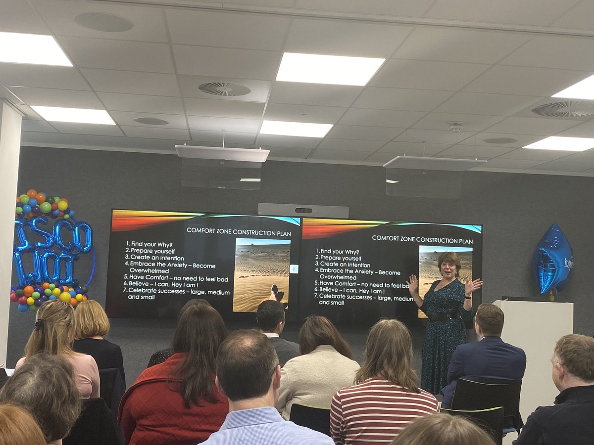 Linlouhoo's tweet image. Comfort zone construction plan #expandyourself #CiscoWOI #EachforEqual