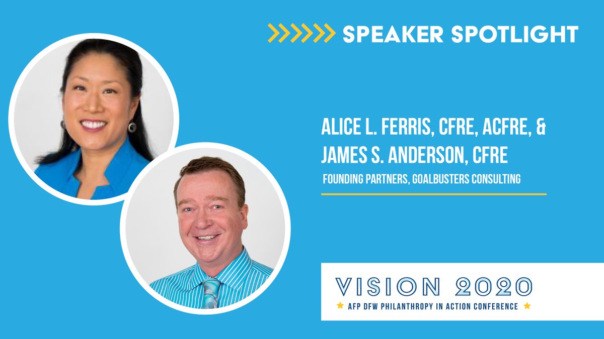 dfwphilcon's tweet photo. We welcome @aliceferris & @GoalBustersJim of @GoalBusters as one of the keynote speakers at this year's Philanthropy in Action Conference #AFPDFW - Alice is also the recipient of the AFP Founders’ Medallion from @AFPIHQ #AFPICON on March 29! https://t.co/q5dMAepJfX https://t.co/udWMiNcSTL