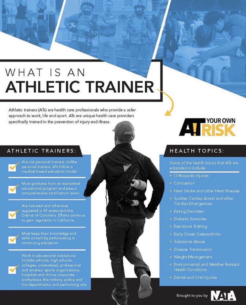 uncsportsmed's tweet photo. 💙Just going to leave this here. Let us know what athletic training means to you! #natm2020 #ncata @NATA1950 https://t.co/CMyatMx704