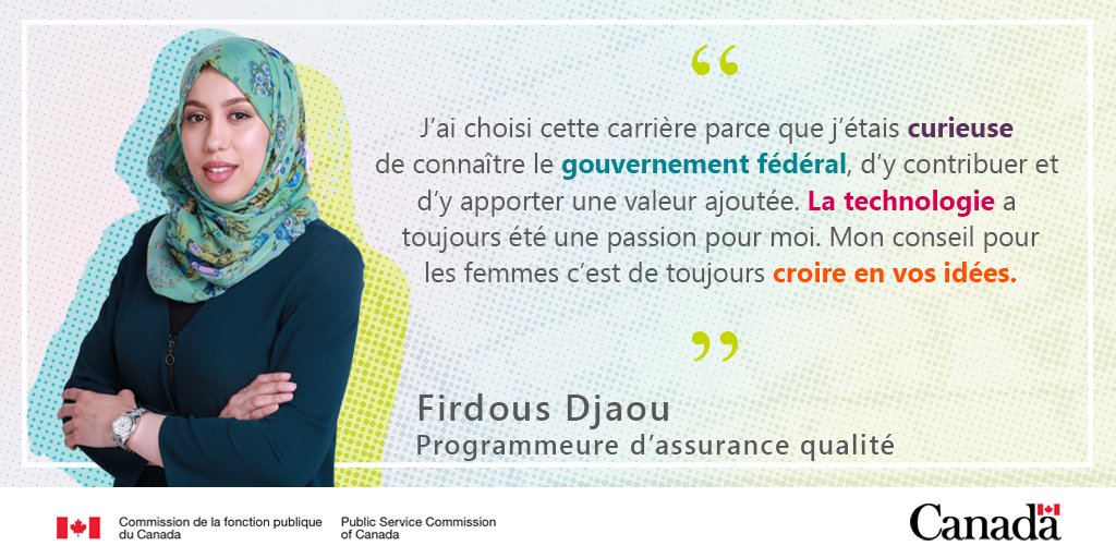 Commission De La Fonction Publique Du Canada Firdous A Choisi D Apporter Une Valeur Ajoutee A La Fonction Publique Et De Croire En Ses Idees Novatrices Femmesenstim Jif T Co 1duxly7yoa Commission De La Fonction Publique Du Canada Firdous A Choisi D Apporter Une Valeur Ajoutee A La Fonction Publique Et De Croire En Ses Idees Novatrices Femmesenstim Jif T Co 1duxly7yoa