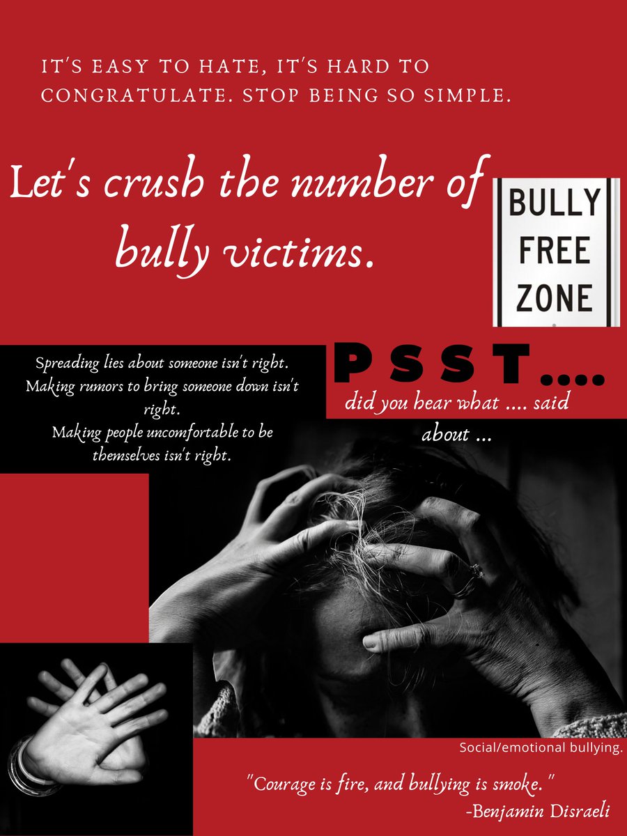 BreRyan448's tweet photo. English I students designed Anti-Bullying posters after reading the fighting scene in Romeo and Juliet. It's important to remember that bullying is not simply physically hurting someone, but it can be verbal, emotional, or through cyber media as well. #saynotobullying https://t.co/KUKsnMfNGJ