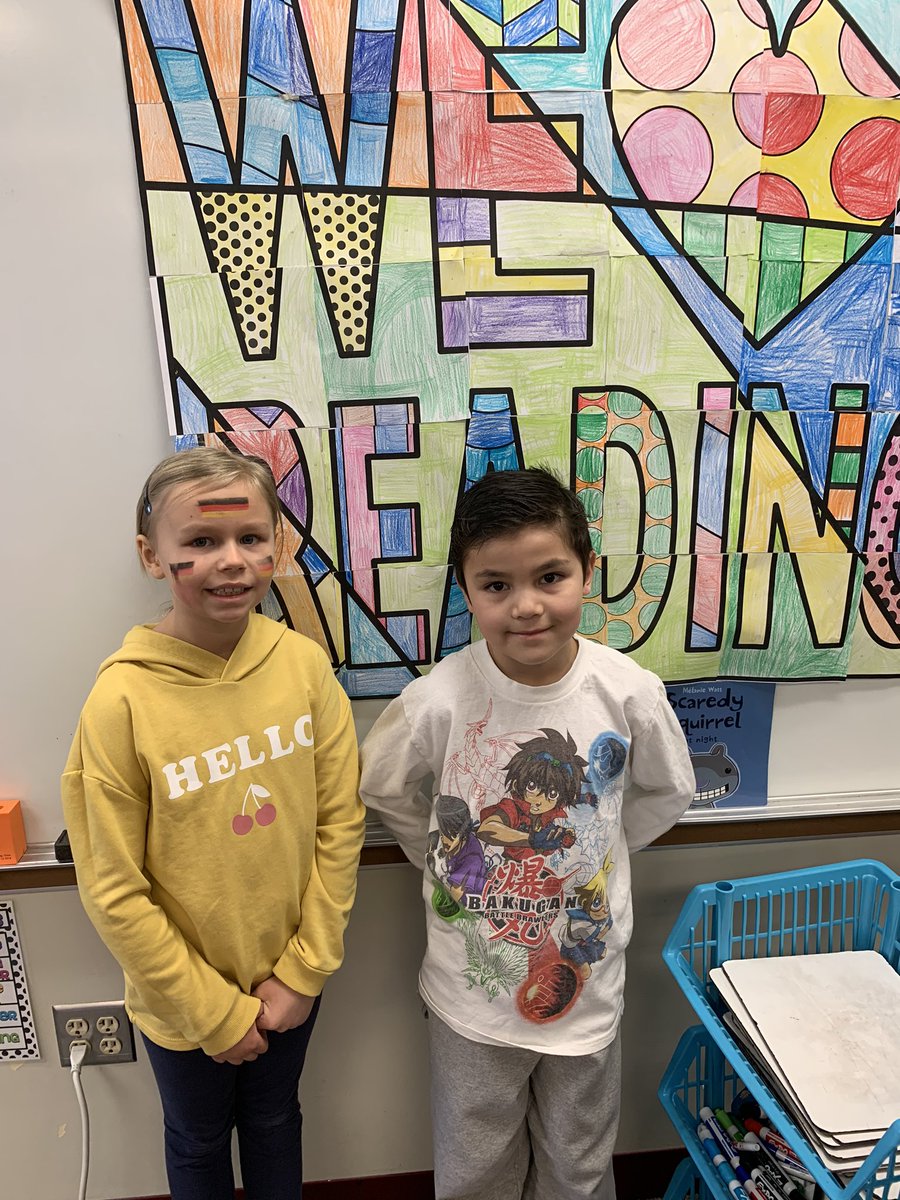 2ndgradewilson's tweet photo. Celebrating our cultures and hometowns today!  We’re enjoying learning about one another! #ReadAcrossAmericaWeek  @lfornero @CCSD46 @LcglickmanLynn https://t.co/3KE2dICtCW