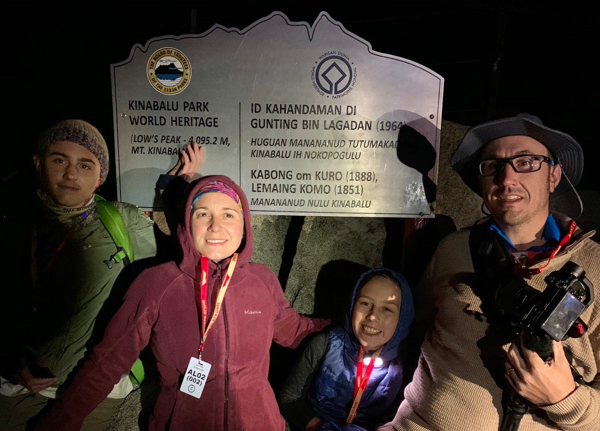 #Climbing #MountKinabalu. #Wow. That was a VERY hard 2 day climb. So much #respect to all those who do this. You are #tough. Video coming.
#wherethejones
#familytravel
#travel
#mountains
#sabah 
#Malaysia2020 
#travelwithkids 
#beautiful
#soremuscles