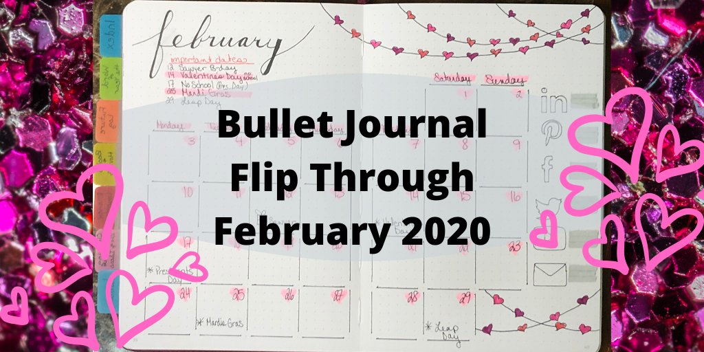 Flip through my February 2020 bullet journal pages with me!

theboshblog.com/bullet-journal…

#bulletjournal #planner #planning #bujo #monthlyflipthrough #bujomonthly #bulletjournalmonthly #bujoaddicts