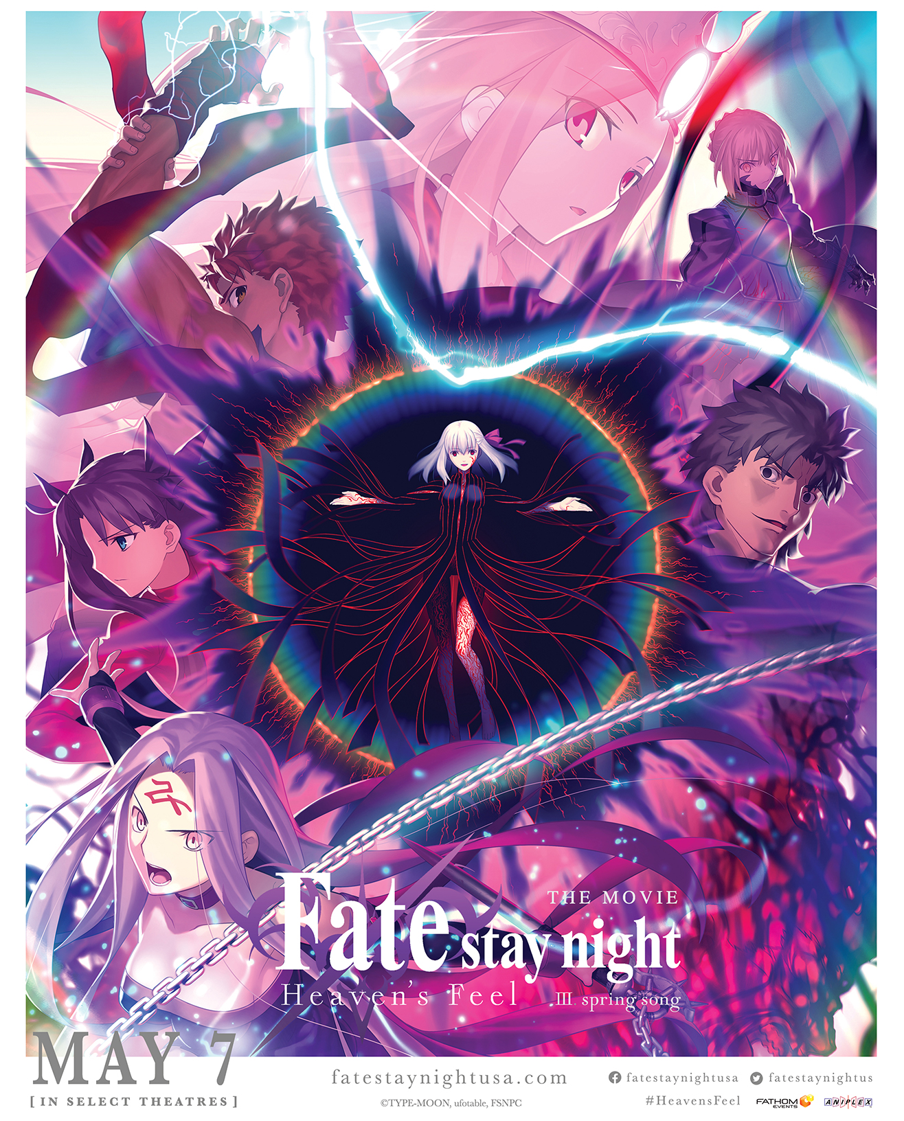 海外並行輸入正規品 Fate Heaven's Feel 第三章A3ホロポスター