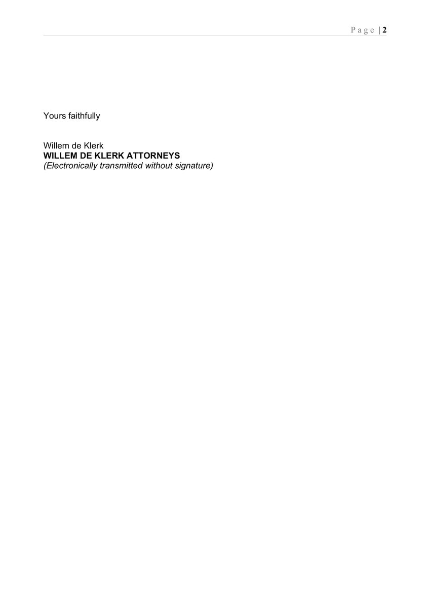 My lawyers just issued summons against journalist Piet Rampedi for calling me a child molester. I am suing him for R500,000 for defamation. His attorney has confirmed receipt of summons. Attached my statement. I said earlier he tweeted in 2010 - should have been 2020.