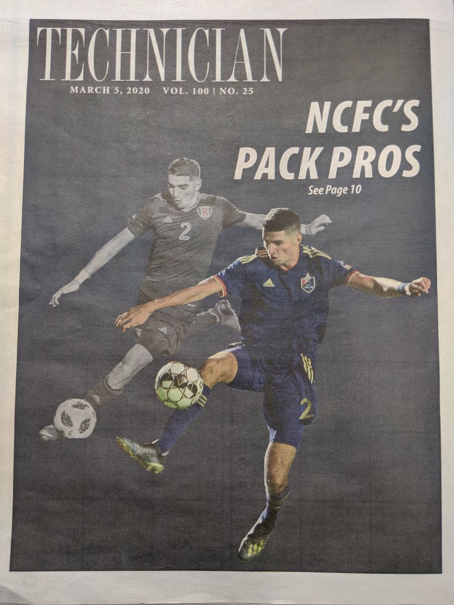 📰  NCFC’s Pack Pros: Different roads, same destination

.<a href="/nick_schnittker/">Nicholas Schnittker</a> of <a href="/TechSports/">Technician Sports</a>
profiles our four NC State products (<a href="/mannyP113/">Manny perez</a>, <a href="/NazmiAlbadawi/">Nazmi Albadawi</a>, @Con_don_20 and <a href="/CalebDuvernay/">ME</a>) 

Read l bit.ly/3au2FKV