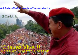 InfoDC33's tweet photo. #A7AñosDeTuSiembraComandante  Continuas mas vivo que nunca  !! .@chavezcandanga https://t.co/nRwaXuAVb0