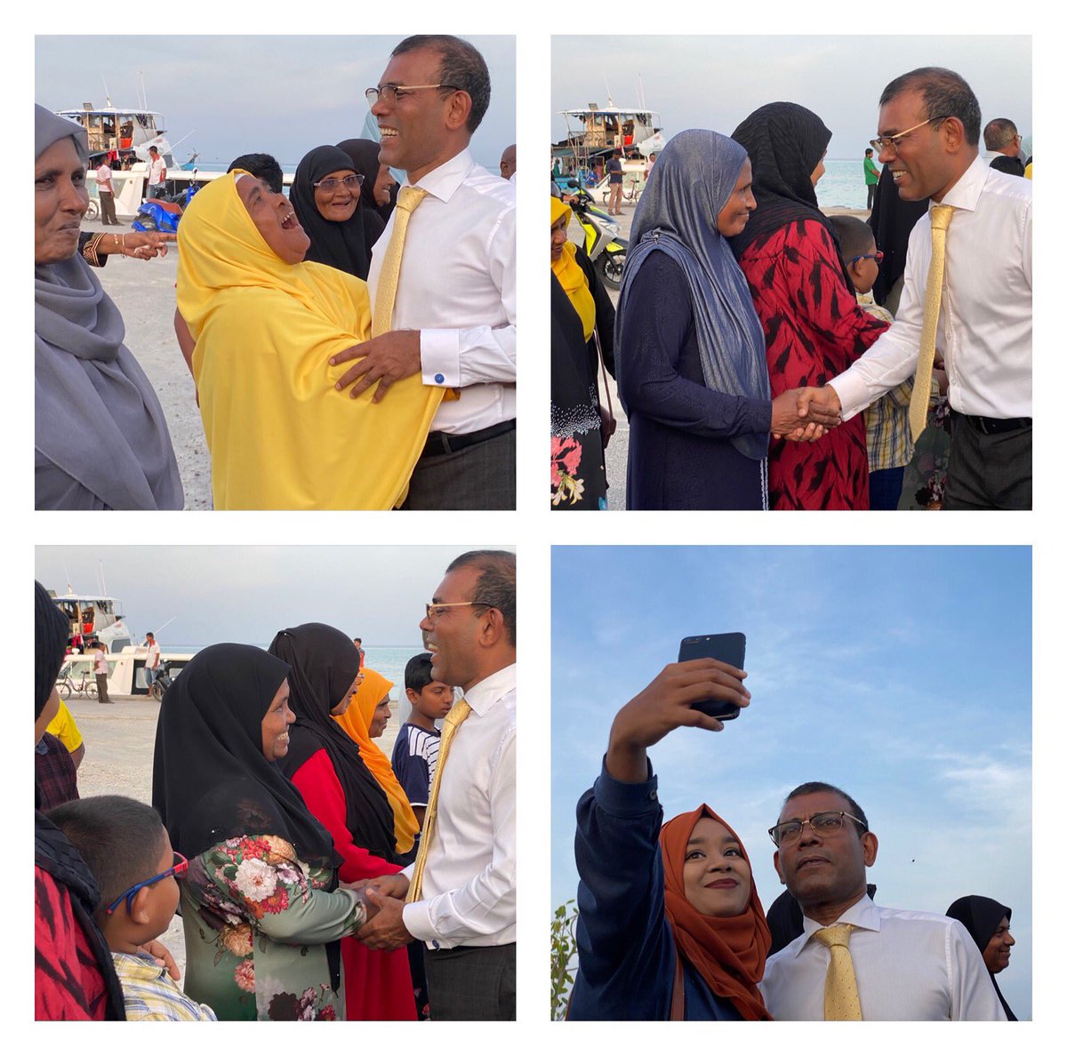 #RahvehiFathis Campaign Jalsa ah Raees <a href="/MohamedNasheed/">Mohamed Nasheed</a> Thinadhoo Vadaigennevumuge therein. #LCE2020 #LaamarukazeeRaajje