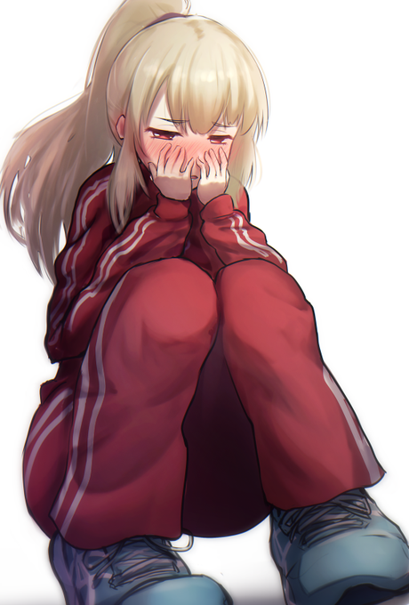 小笠原さんのジャージ姿が可愛すぎたのでらくがき。
#SHIROBAKO 