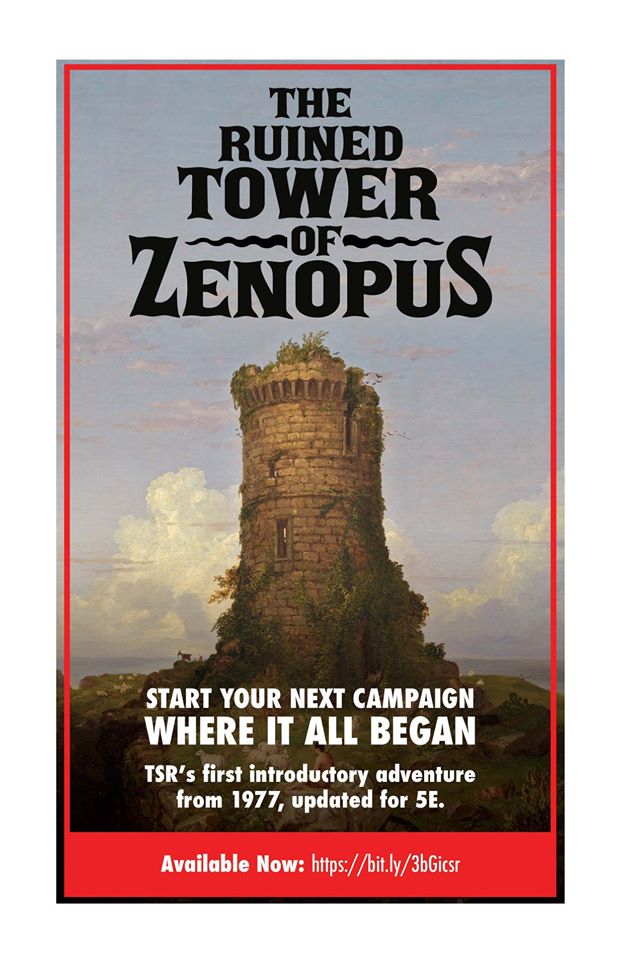ZenopusArchives's tweet photo. The ad for The Ruined Tower of Zenopus from the program for Scrum Con, designed by @1000FootGeneral.
The link (https://t.co/5EvpBlD6dA) goes to the DMs Guild page for the product. Read more about this here: https://t.co/MmLKBmjZxB
#scrumcon #scrumcon2020 #rtoz https://t.co/mGSIT6Opk0