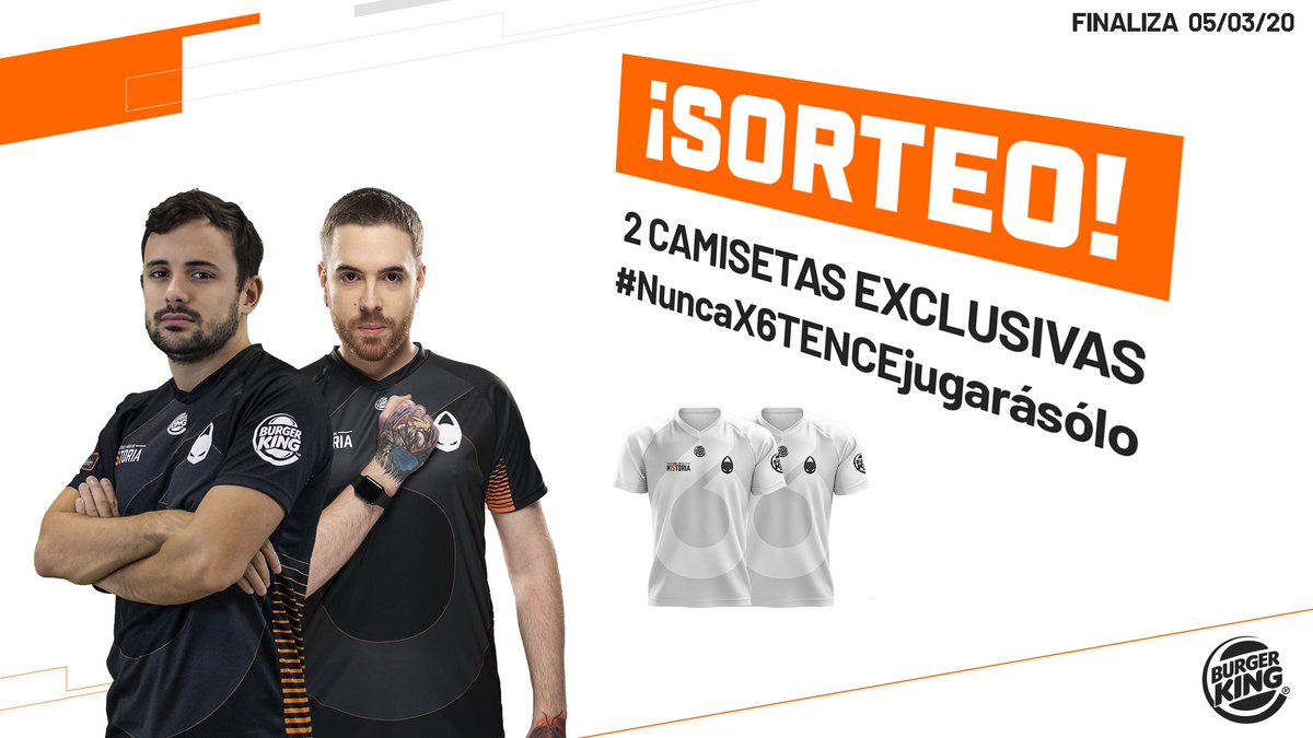 ¡Hoy es un día especial, vamos a calentar motores! 🔥

🗣️ Comenta usando #NuncaX6TENCEjugarásólo
🔃 Dale RT a este tweet 

Te necesitamos, manda tu energía a los equipos de #LOL y #CSGO para llegar a esos ansiados playoffs 💪