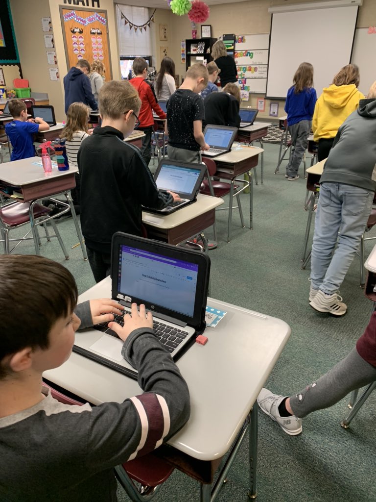 PES_Arabians's tweet photo. Mrs. Smith’s 3rd graders did an add &amp; pass sequence writing. Great job collaborating students! #ArabiansCollaborate #pespstrong https://t.co/p8iNjn0ALh