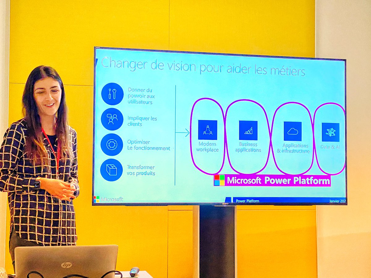patricg's tweet photo. #SecureITDay une belle introduction au monde du #lowcode #nocode par @jeffangama et @SarahPartouche #powerplatform https://t.co/A5iDIXzBUW