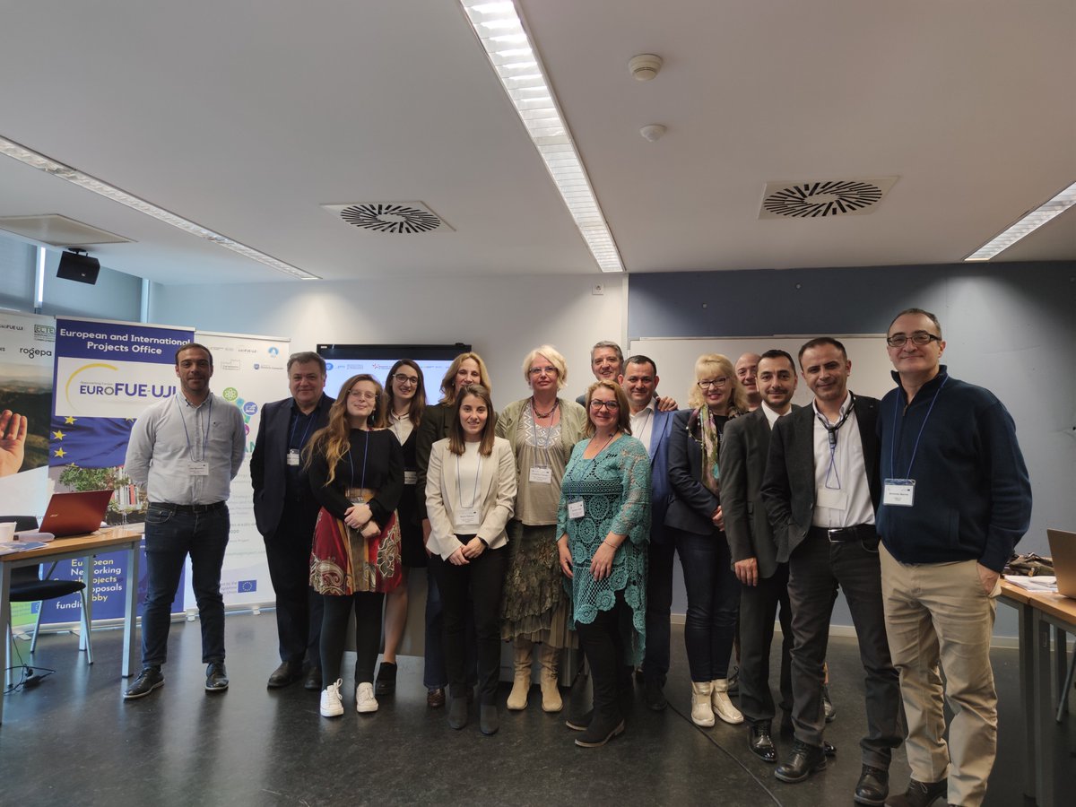 EuroFUE_UJI's tweet photo. We are happy to share the very first #CIAProject consortium picture 👏👏 With this photo we close the initial day of the Kick off Meeting taking place in Castelló, a really productive work session📝👥 https://t.co/q1dQ3eV8cv