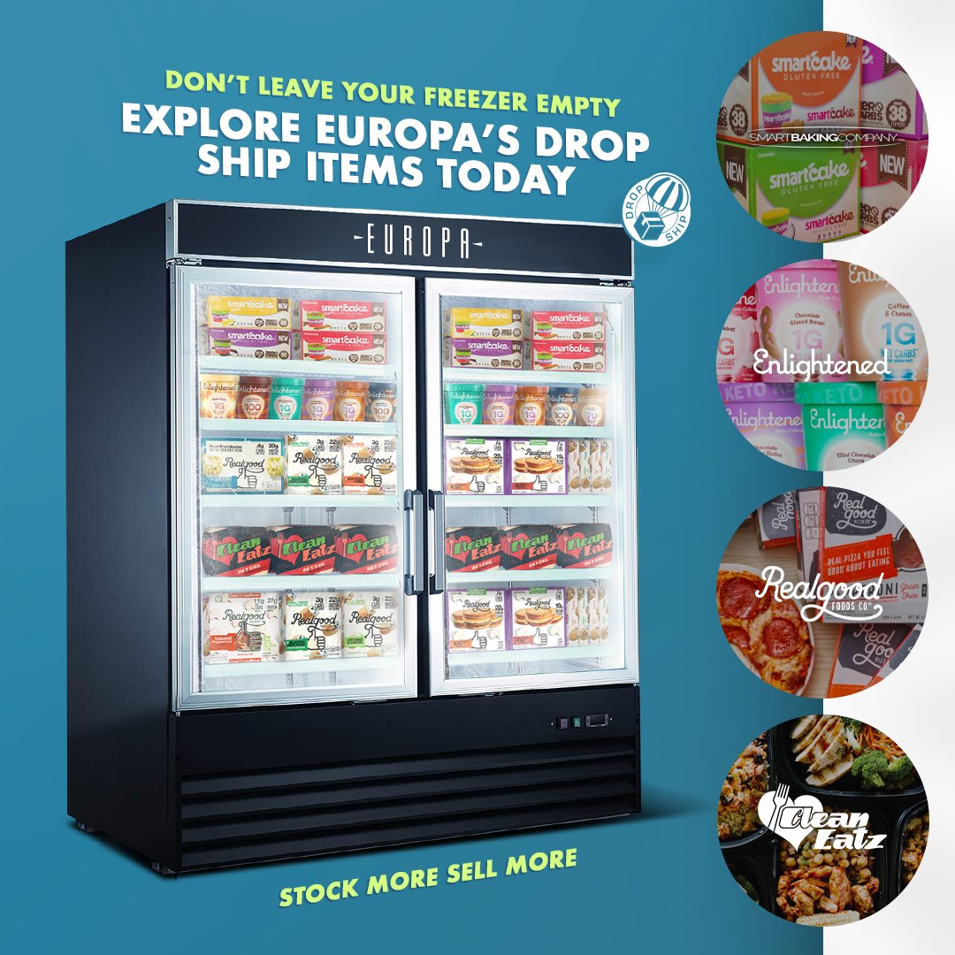 Europa_Sports's tweet photo. Did You Know Europa Sports Products Offers Ready to Eat Meals, Ice Cream and Freezer Snacks? ❄️Contact Your Sales Rep Today and Expand Your Selection.
#StockYourShop #SmartBaking #EnlightenedFoods #CleanEatz #RealGoodFoods https://t.co/jCdCuTy368
