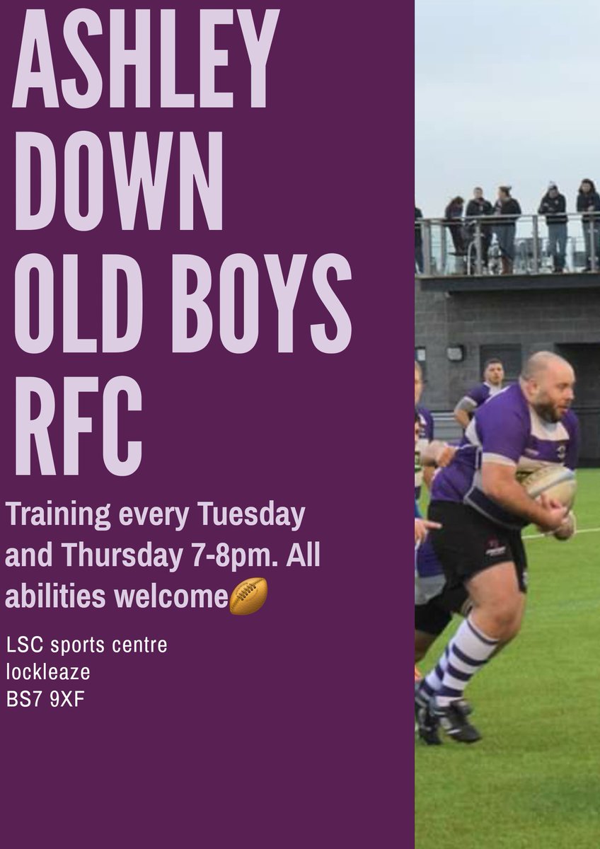 Fancy trying something new? Played before but it's been a while? or just looking for a team? Come join us tonight <a href="/LockleazeSport/">Lockleaze Sports Centre</a> <a href="/LockleazeHub/">The Hub</a> <a href="/VillageBristol/">Cheswick Village Bristol</a> #Rugby #Bristol