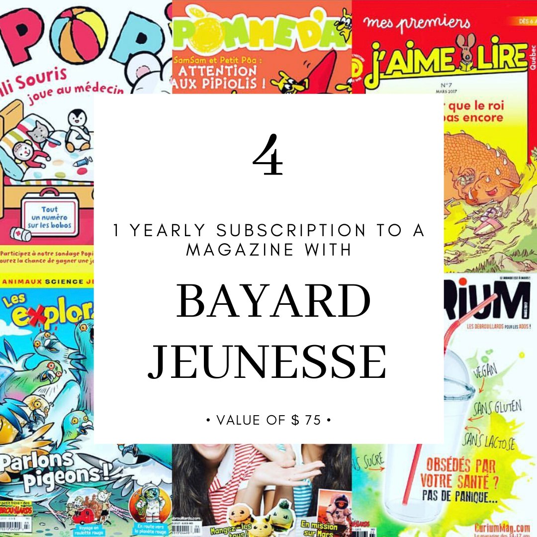 Adeleexpress's tweet image. ✨🌷CONTEST ALERT 🌷✨

One winner will receive: 

3 FREE house cleanings with us. 🧚🏻
3 FREE @chefcookit meal boxes. 🥑
3 FREE @laboiteabonbons candy boxes. 🍭
1 FREE yearly subscription to @bayardjeunessecanada magazine. 🗞️

👉🏾 adelehousecleaning.com/contest/hello-…