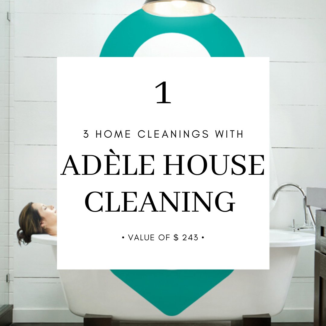 Adeleexpress's tweet image. ✨🌷CONTEST ALERT 🌷✨

One winner will receive: 

3 FREE house cleanings with us. 🧚🏻
3 FREE @chefcookit meal boxes. 🥑
3 FREE @laboiteabonbons candy boxes. 🍭
1 FREE yearly subscription to @bayardjeunessecanada magazine. 🗞️

👉🏾 adelehousecleaning.com/contest/hello-…