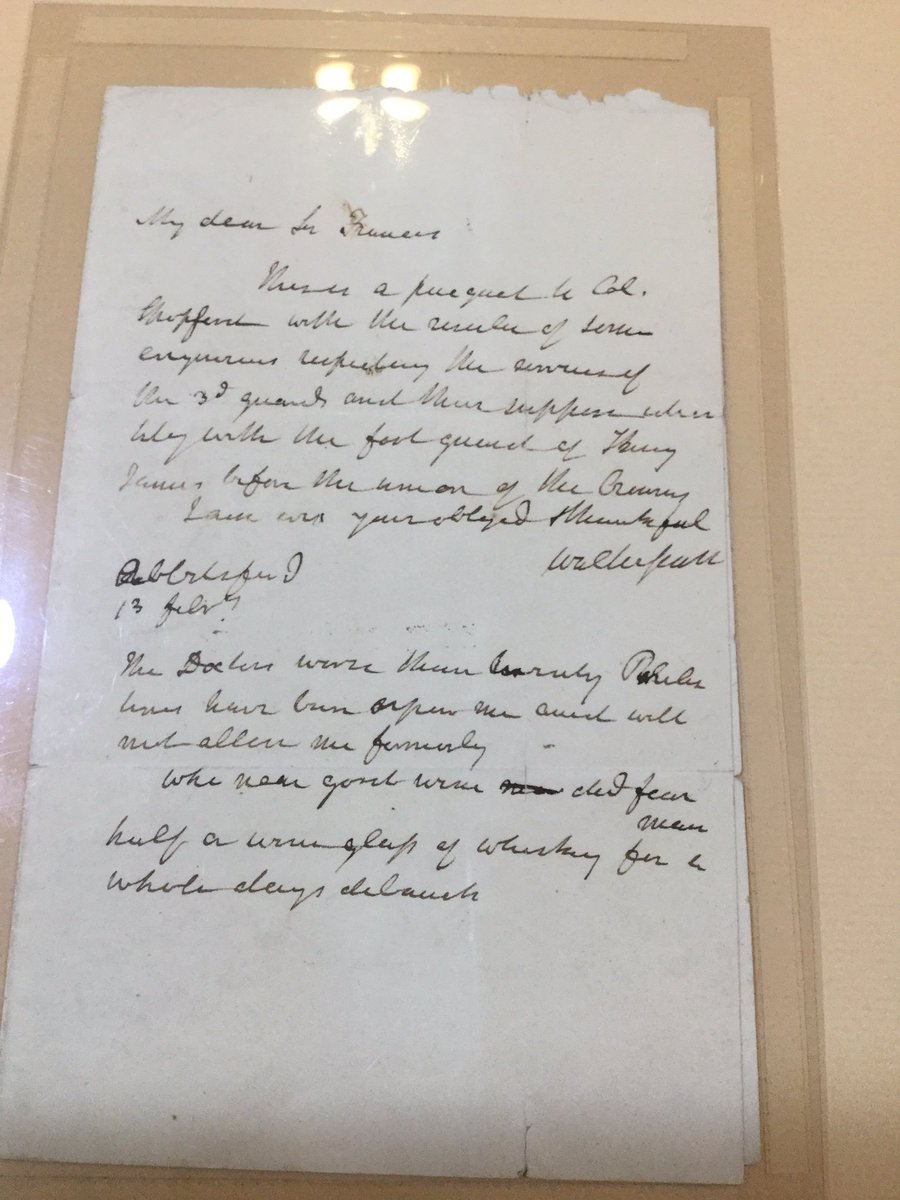 Innerpeffray's tweet photo. Discovery of the day is a #WalterScott letter feb 1831. Previously unrecorded? To Francis Freeling. @WalterScottNews @AbbotsfordScott @drdanielcook https://t.co/WpjVtncysa