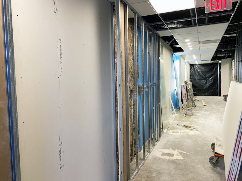 DWC_Cares's tweet photo. Progress Report: DWC is proud to partner with HireRight to upgrade their training facility. Demolition & framing is complete, drywall hanging and insulation has started.
#WeBuildGreatPlacestoWork #DWCcares #NashvilleTN #interiors #upgrades #renovation #construction https://t.co/JnHnfSEAoN