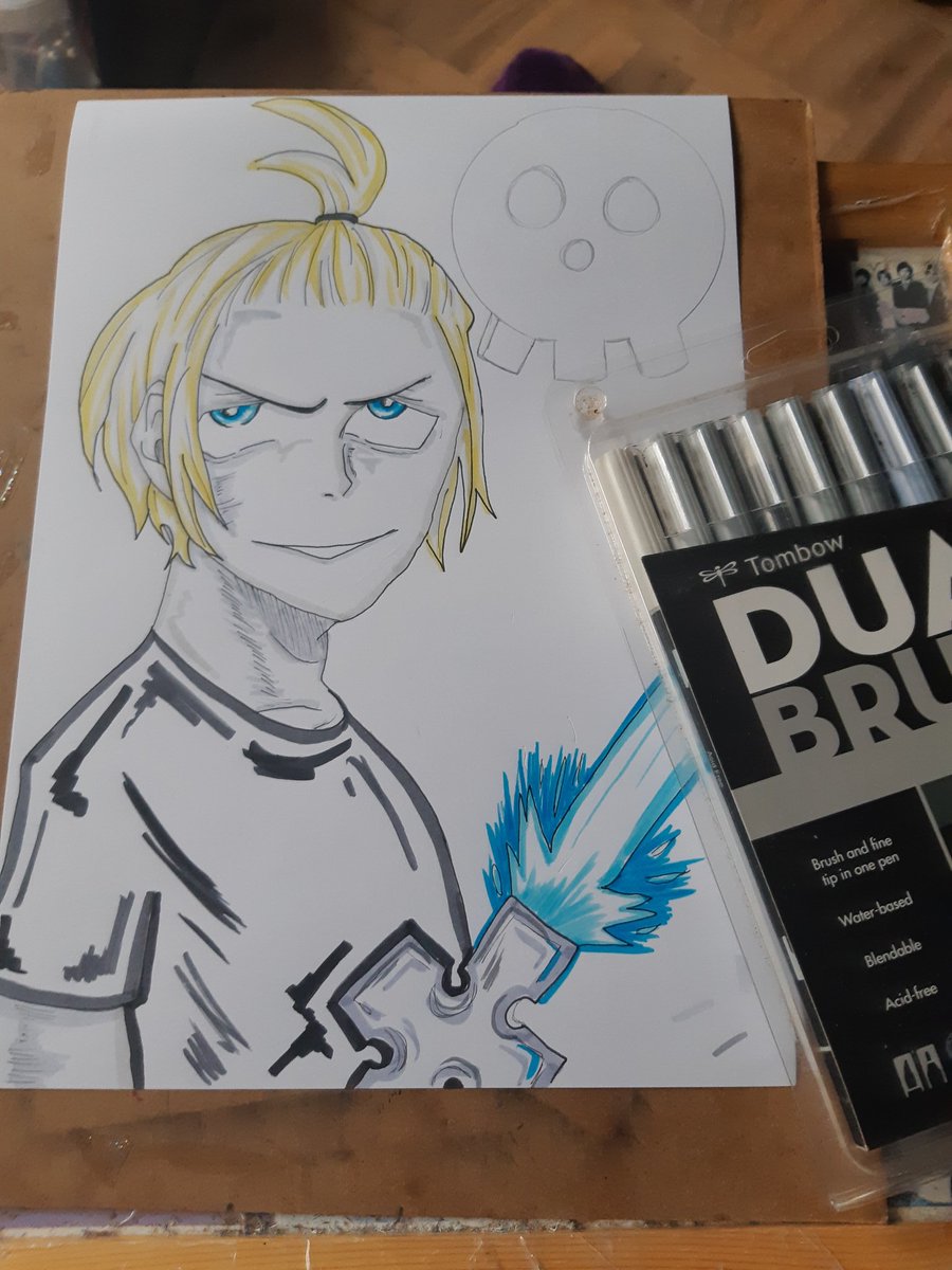 zoe_let's tweet photo. Doing fanart WIPs to cheer myself up from the horrible ills!
#fireforce #enennoshoubotai #arthurboyle #fireforcearthur #enennoshoubatai #manga #anime #fanart https://t.co/zg9q05mRgM