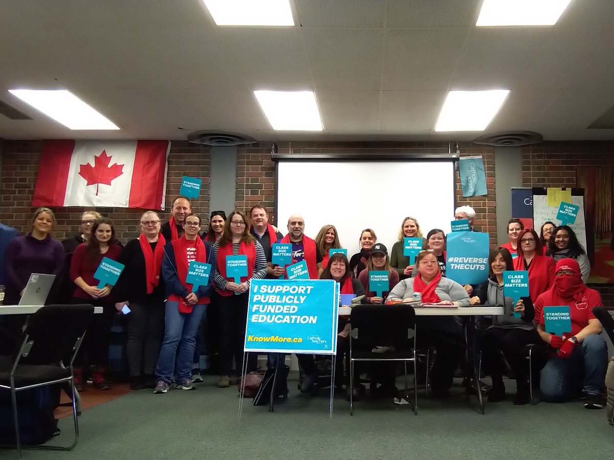 The walking wounded at the unit office for <a href="/WellingtonOECTA/">WellingtonOECTA</a> for <a href="/OECTAProv/">Catholic Teachers</a> 

#SOLIDARITY #OECTA #CatholicTeachers #cutshurtkids #onpoli #onted  #RedForEd #solidarity