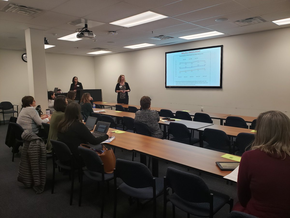 PatrickWhipple's tweet photo. How can we better reach ALL students? This session is focusing on bridging the gap for ELLs. #SCDNELA #GVEPSIT @NYSEDNews https://t.co/wGcRQxrtt9
