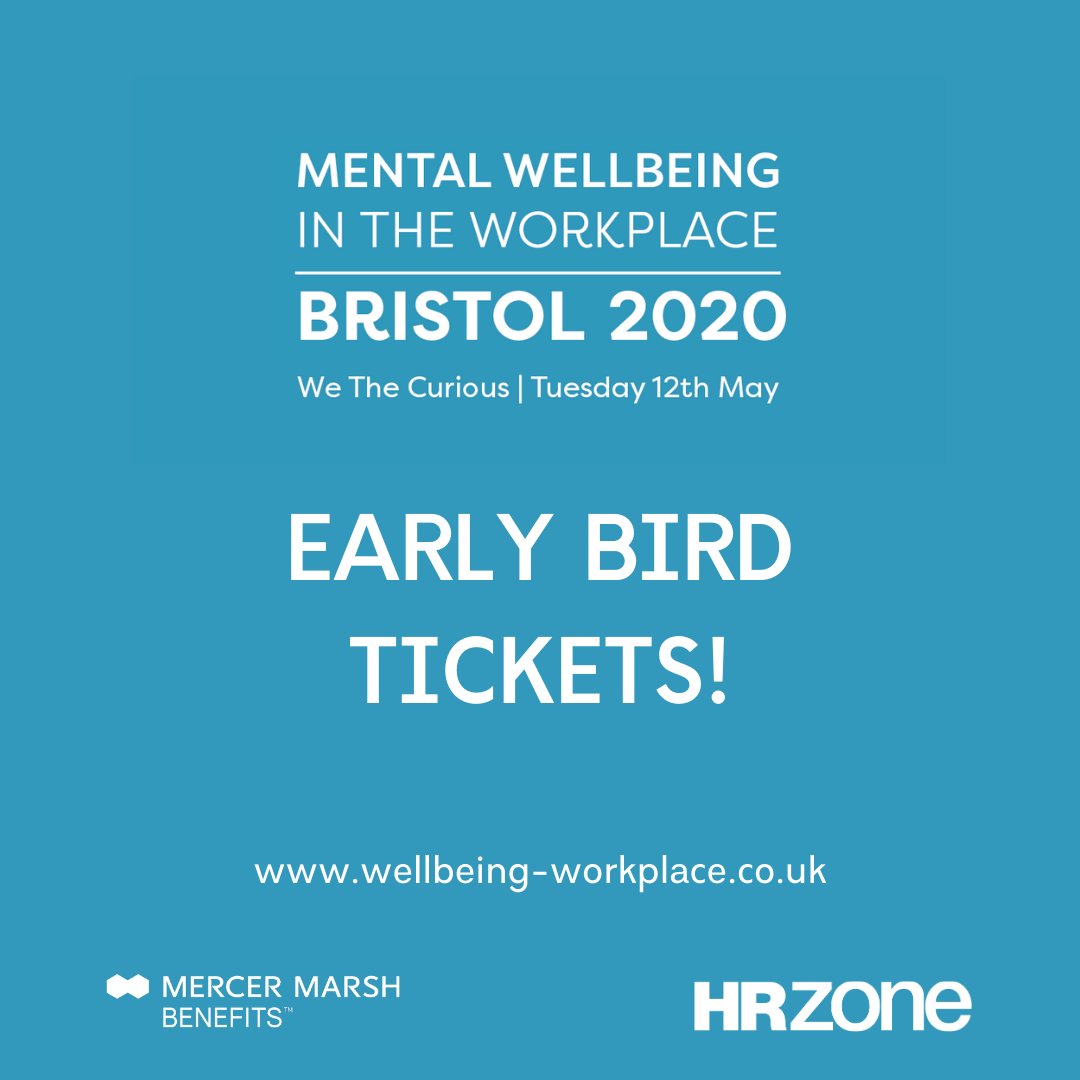 Connecting with businesses to share the latest #wellbeing expertise and best practice, Bristol's 2020 Summit will transform the way that you think about #MentalHealth in the workplace.

Find Early Bird tickets, speakers &amp; more👉wellbeing-workplace.co.uk
