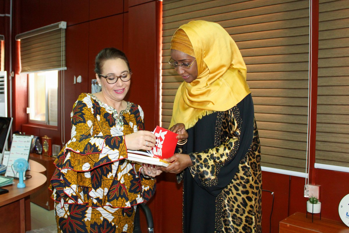 Sadiya_farouq's tweet photo. "Your continued partnership in Nigeria is important and I am keen to explore key areas of cooperation in line with the mandate of the Ministry" - Meeting with Mrs Joanna Tarnawska, the Polish Ambassador to Nigeria https://t.co/k8bUoVLPNO