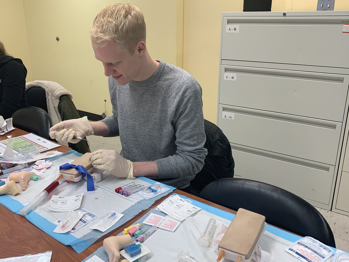 AshleyTodt's tweet photo. Our new pediatric nurses are learning how to start IV’s and draw bloodwork at our Pediatric Vascular Access Therapy workshop this morning. #hhseducation #hhs #mch https://t.co/e73yOwFZfT