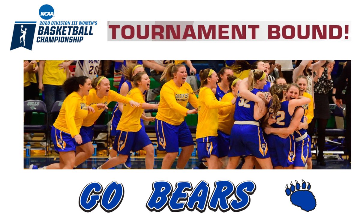Congrats to Coach Nicki Chaszar, CCC Coach of the Year, and <a href="/WNEwBasketball/">WNE Women’s Basketball</a> on making it to the Big Dance! <a href="/WNEUniversity/">Western New England University</a> will host #d3hoops first-round site on March 6: Tufts v SUNY Poly @ 5 pm and  <a href="/WNE_GoldenBears/">Western New England Athletics</a> v  Cortland State at 7 pm!